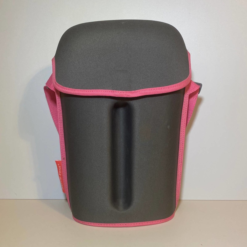 Arctic Zone Wine Tote Wine Bottle Bag Gray Pink